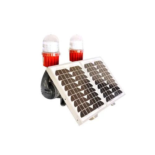 Segnalatore d'ostacolo LED - SOLBIB TWINY - Indelec - di bassa intensità / al volo