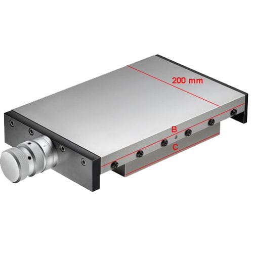 Tavola di posizionamento lineare - 200 series - GIROUD Mécanique de Précision - manuale / 1 asse / di precisione