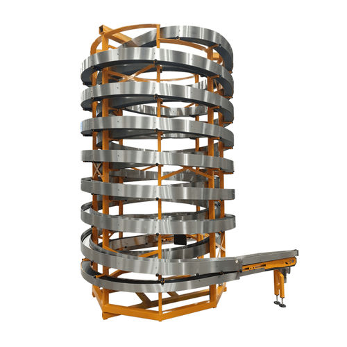 Trasportatore a nastro - AVs series - AmbaFlex Spiral Conveyor Solutions - a piastre / orizzontale / a spirale