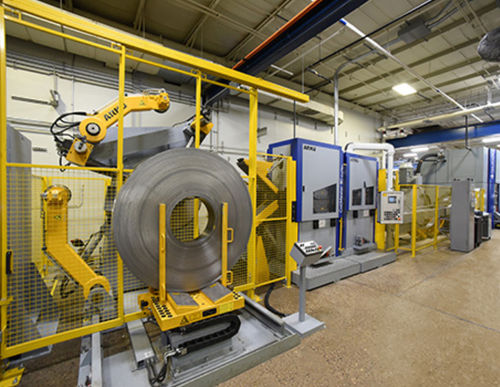 Macchina alimentatrice svolgitrice raddrizzatrice per pressa - Feintool Technologie AG