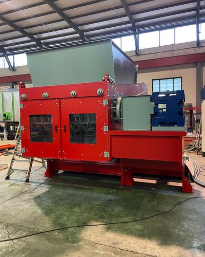 Trituratore monoalbero - SGS - SFH SRL LEOPARD IMPIANTI - per legno / carta / per rifiuti solidi sfusi