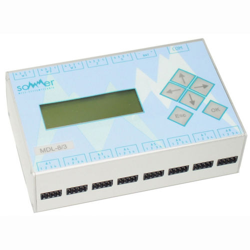 Registratore di dati di velocità dell'aria - MDL 8/3  - SOMMER Messtechnik GmbH - GSM/GPRS / RS-232 / con display LCD