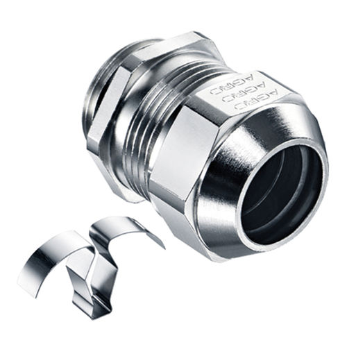 Pressacavo con schermatura EMC - AGE series  - TAKACHI Electronics Enclosure Co., Ltd. - in ottone nichelato / IP68 / IP69K