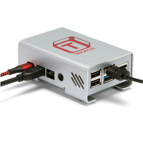 Scatola Raspberry Pi - RPI-4 series - TAKACHI Electronics Enclosure Co., Ltd. - sporgente / rettangolare / in alluminio