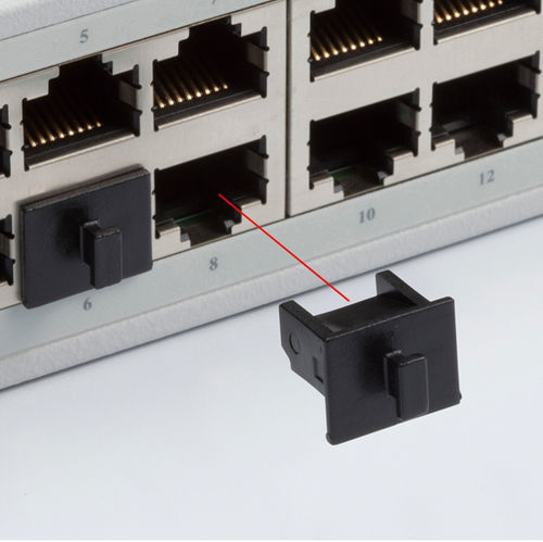 Tappo per connettori RJ45 - PJ series - TAKACHI Electronics Enclosure Co., Ltd. - rettangolare / maschio / in plastica