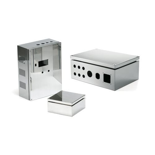 Custodia in acciaio inox - SSB series - TAKACHI Electronics Enclosure Co., Ltd. - a parete / rettangolare / quadrata