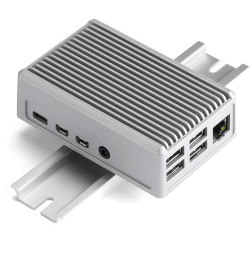 Scatola Raspberry Pi - RPHD series - TAKACHI Electronics Enclosure Co., Ltd. - per guida DIN / rettangolare / in alluminio