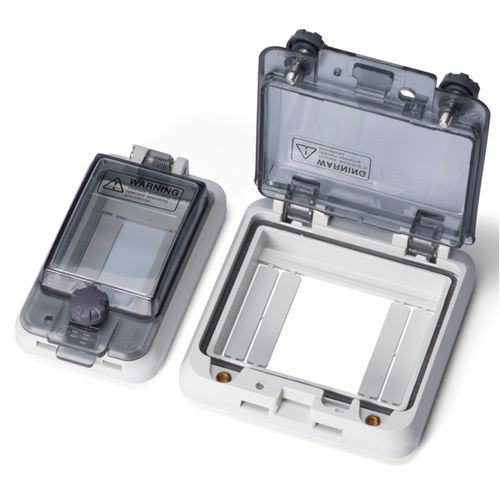 Scatola con sportello trasparente - IW series - TAKACHI Electronics Enclosure Co., Ltd. - da incasso / rettangolare / quadrata
