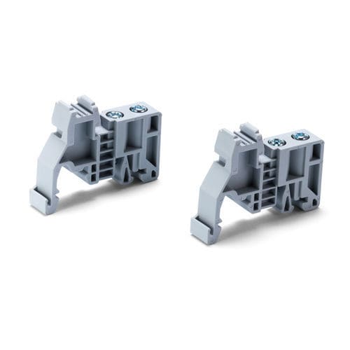Fissaggio finale - DRS series - TAKACHI Electronics Enclosure Co., Ltd. - per morsettiera / in poliammide / su guida DIN