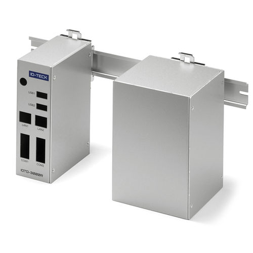 Scatola per guida DIN - DRB series - TAKACHI Electronics Enclosure Co., Ltd. - rettangolare / in alluminio / di rete