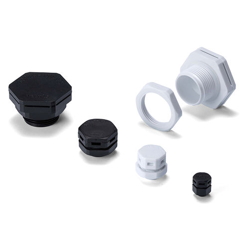 Tappo di aerazione - CVP series - TAKACHI Electronics Enclosure Co., Ltd. - esagonale / filettato / PTFE