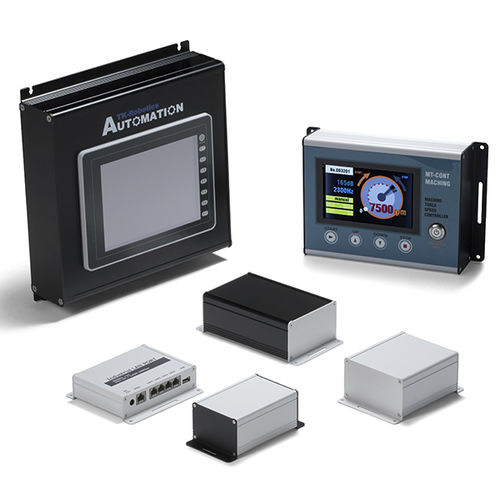 Scatola con flangia - EXF series - TAKACHI Electronics Enclosure Co., Ltd. - a parete / rettangolare / in alluminio