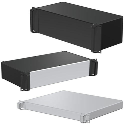 Scatola rack 19" - AUXR series - TAKACHI Electronics Enclosure Co., Ltd. - rettangolare / in alluminio / in ghisa di alluminio