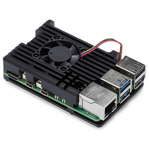 Scatola Raspberry Pi - RPF-5 - TAKACHI Electronics Enclosure Co., Ltd. - da ufficio / rettangolare / in alluminio