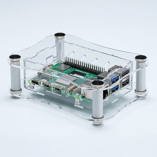 Scatola da ufficio - RPA series - TAKACHI Electronics Enclosure Co., Ltd. - esagonale / in acrilico / Raspberry Pi