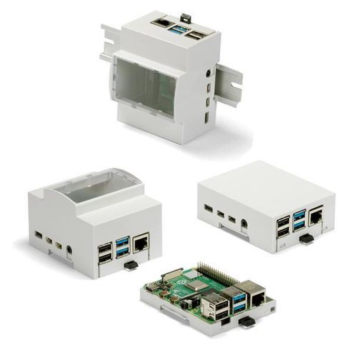 Scatola Raspberry Pi - RPD-4 series - TAKACHI Electronics Enclosure Co., Ltd. - per guida DIN / rettangolare