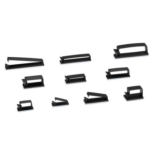 Collare per cavo elettrico in poliammide - FCU series - TAKACHI Electronics Enclosure Co., Ltd. - autoadesivo / piatto