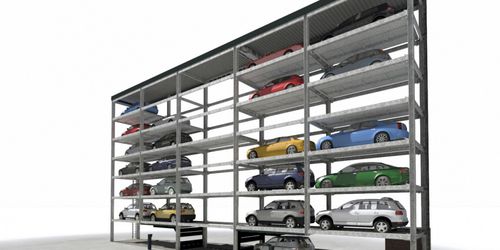 Piattaforma di parcheggio scorrevole - Slimparker 557 Tower - Otto Wöhr GmbH - multilivello