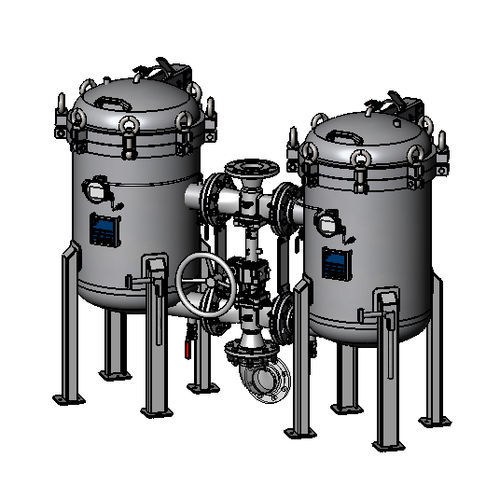 Carter per filtro duplex - Siga Filtration - multisacco / per liquido / in acciaio inossidabile