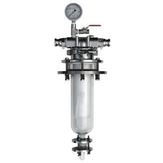 Carter per filtro in linea - Siga Filtration - monocartuccia / per prodotti chimici / in acciaio inossidabile