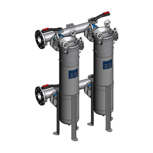 Carter per filtro a borsa - 2BFOS2 - Siga Filtration - per liquido / in acciaio inossidabile / duplex