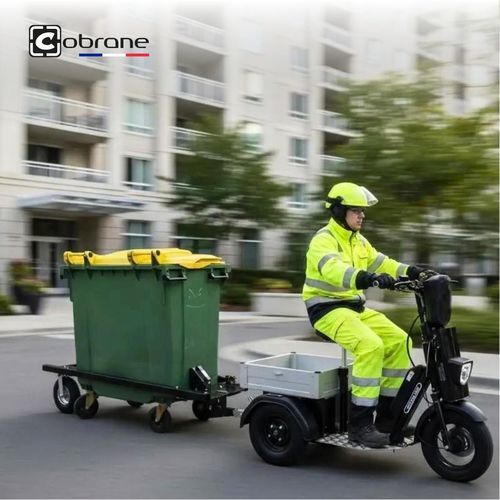 Transporter a 3 ruote - U2 - COBRANE DESIGN - elettrico / per movimentazione / per rimorchio