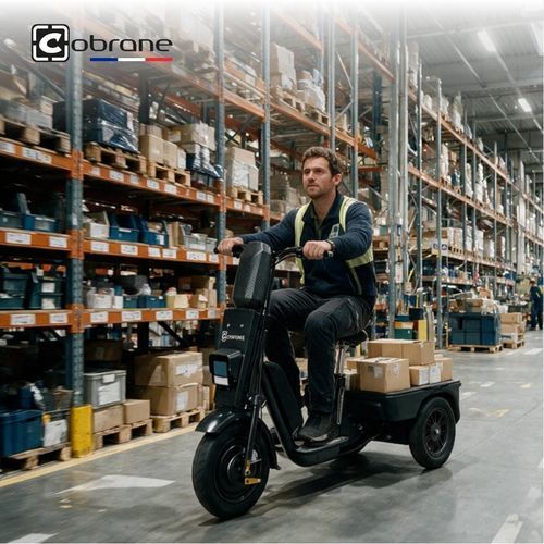 Transporter per movimentazione - A1 - COBRANE DESIGN - a 3 ruote / elettrico / per uso in interni ed esterni