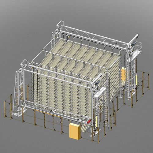 Magazzino automatico orizzontale - FSET  - ROFA Group - verticale