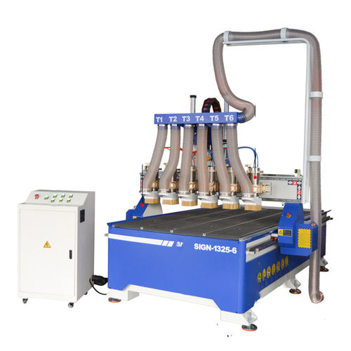 Contornatrice CNC - 1325 - Jinan Sign CNC Equipment Co., Ltd - 3 assi / multimandrino