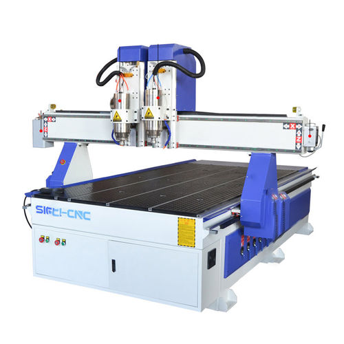 Contornatrice CNC - 1325 - Jinan Sign CNC Equipment Co., Ltd - 3 assi / a 2 teste / a legna