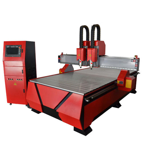 Contornatrice CNC - 1325 - Jinan Sign CNC Equipment Co., Ltd - 3 assi / a 3 mandrini / bimandrino