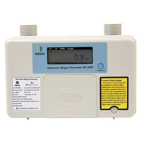 Misuratore di portata ad ultrasuoni - BF-2000 - Cubic Instruments (Wuhan) Ltd. - volumetrico / per biogas