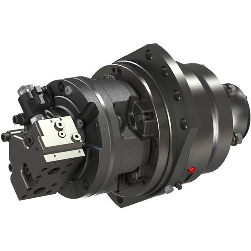 Motore ruota idraulico a ingranaggi - BV1 + WR10 - SAI Motori Idraulici - a cilindrata variabile