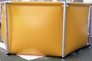 Serbatoio di stoccaggio - MTX Industrie - per prodotti chimici / in PVC / flessibile