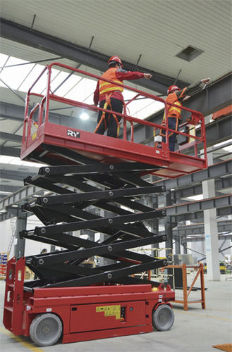 Piattaforma elevatrice a forbice su ruota - (ZS)0607 - Royal - elettrica / per uso in interni ed esterni