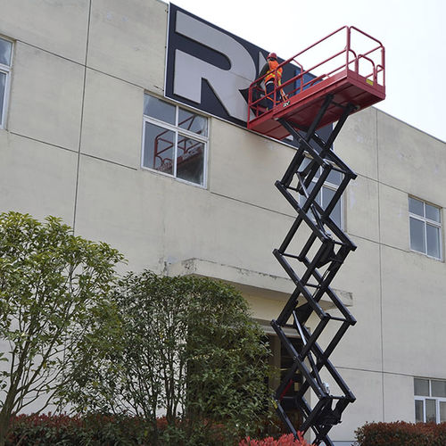 Piattaforma elevatrice a forbice su ruota - (ZS)1012 - Royal - elettrica / per uso in interni ed esterni / per cantiere