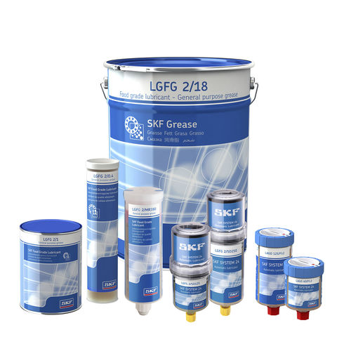 Grasso per il settore alimentare - LGFG 2 - SKF Maintenance,Lubrication and Power Transmission - di lubrificazione / a base di olio minerale / a base di complesso di calcio