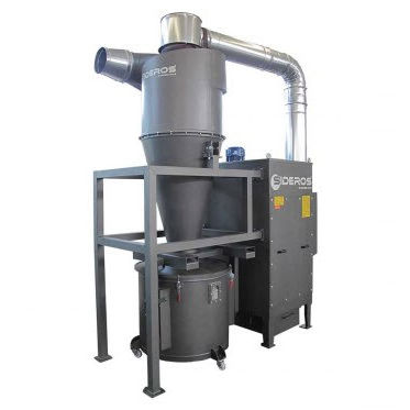 Depolveratore a cartuccia - SIDEROS Engineering - con rimozione a contro-corrente / compatto / autopulente