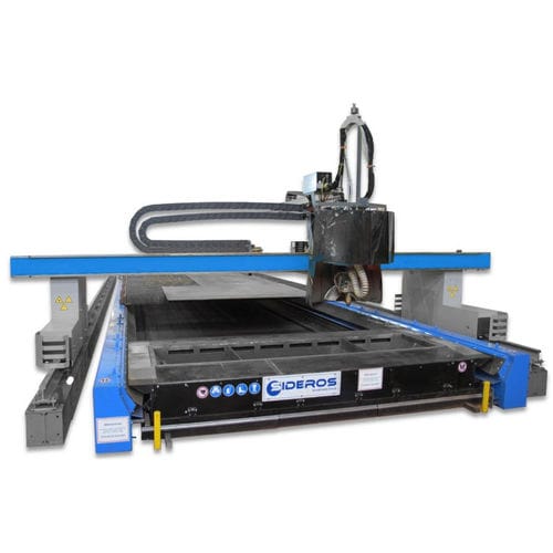 Tavola aspirante per taglio al plasma - Syncromatic - SIDEROS Engineering - per taglio laser / per ossitaglio / con carrello mobile