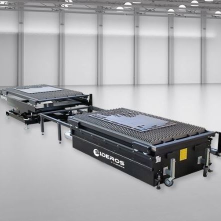 Tavola aspirante per taglio laser - Lasertab - SIDEROS Engineering - per la depolverazione / di disinquinamento / compatta
