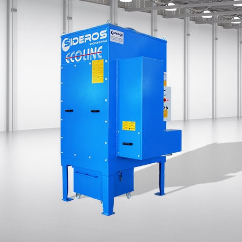 Depolveratore a cartuccia - ECOLINE - SIDEROS Engineering - con rimozione a contro-corrente / compatto / modulare