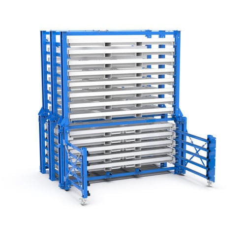 Rack per stoccaggio per lamiera metallica - SIDEROS Engineering - in acciaio