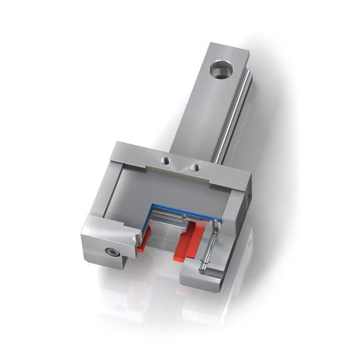 Elemento di serraggio pneumatico - PLK series - ACE Stoßdämpfer GmbH - meccanico / forarotaie / per guida lineare