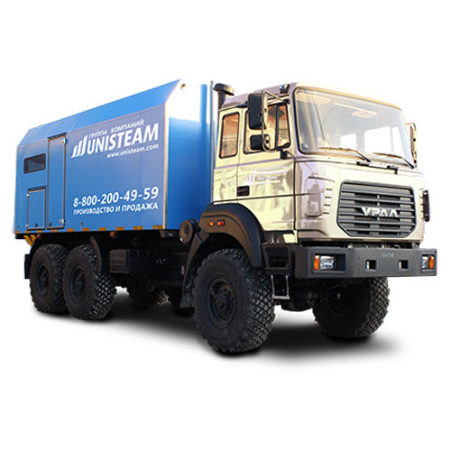 Generatore di vapore a olio combustible - PPUA 1600/100 series - UNISTEAM Business Group - mobile / montato su camion