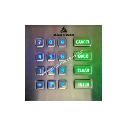 Tastiera numerica 16 tasti - LP3672 - LINEPRO CONTROLS PVT.LTD - ad incastro / in metallo / inossidabile