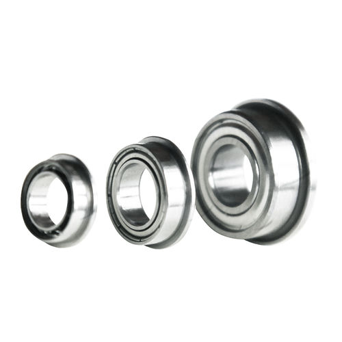 Cuscinetto liscio con flangia - F series - NINGBO SHILONG BEARING CO., LTD - in acciaio cromato