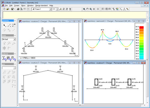 Software di progettazione - 1•2•Build - BuildSoft - per edifici / per costruzione metallica / 2D