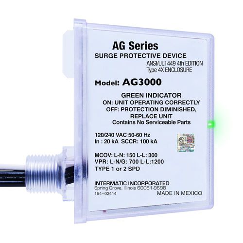 Limitatore di sovratensione di tipo 2 - AG3000 series - Grässlin by Intermatic - di tipo 1 / contro le sovratensioni / da giardino