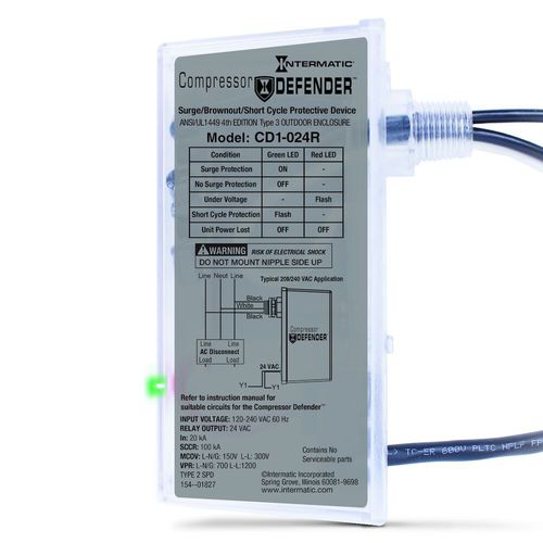 Limitatore di sovratensione di tipo 2 - CD1-024R - Grässlin by Intermatic - contro le sovratensioni / da giardino / a varistori