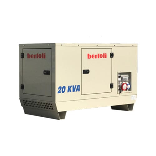 Gruppo elettrogeno diesel - Bertoli - trifase / monofase / con raffreddamento ad aria